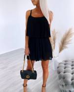 Белое Комбинезон со складками