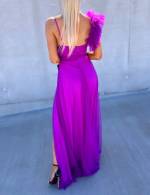 Dark Purple Tulle Dress