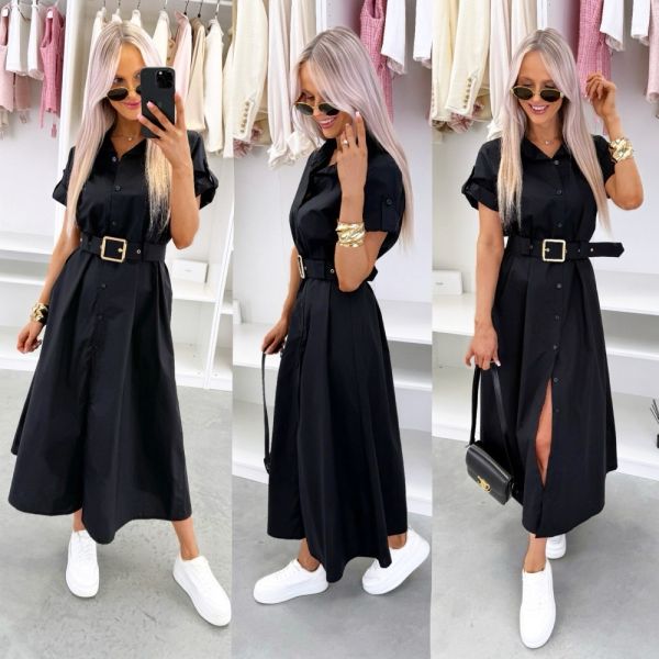 Melns Kleita Ar Jostu