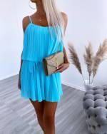 Черный Комбинезон со складками