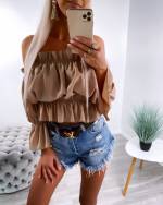 Roosa Sifoonist Crop-top