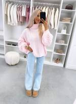 Helebeež Kõrge Kaelusega Oversized Kudum