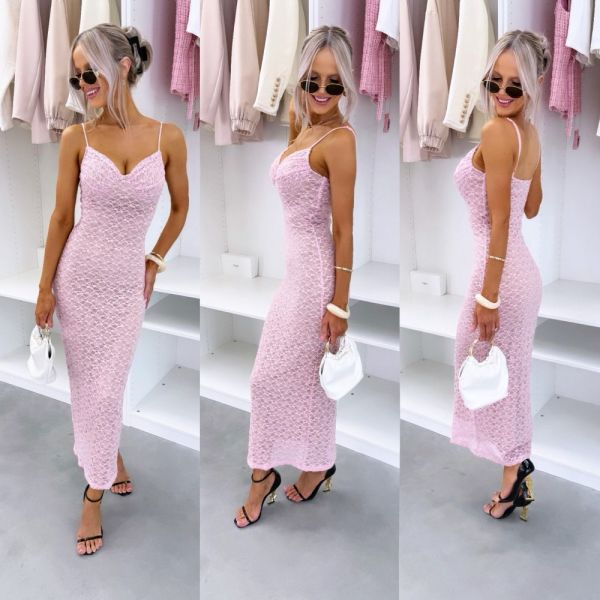 Sārts Elastīga Mežģīņu Bodycon Kleita