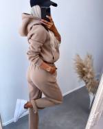 Beige Tracksuit Set