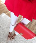 Pink Spacious Shoulder Bag