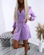 Purple Blazer-dress