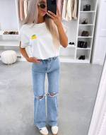 Punane Oversized T-särk
