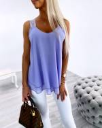 Yellow Chiffon Top